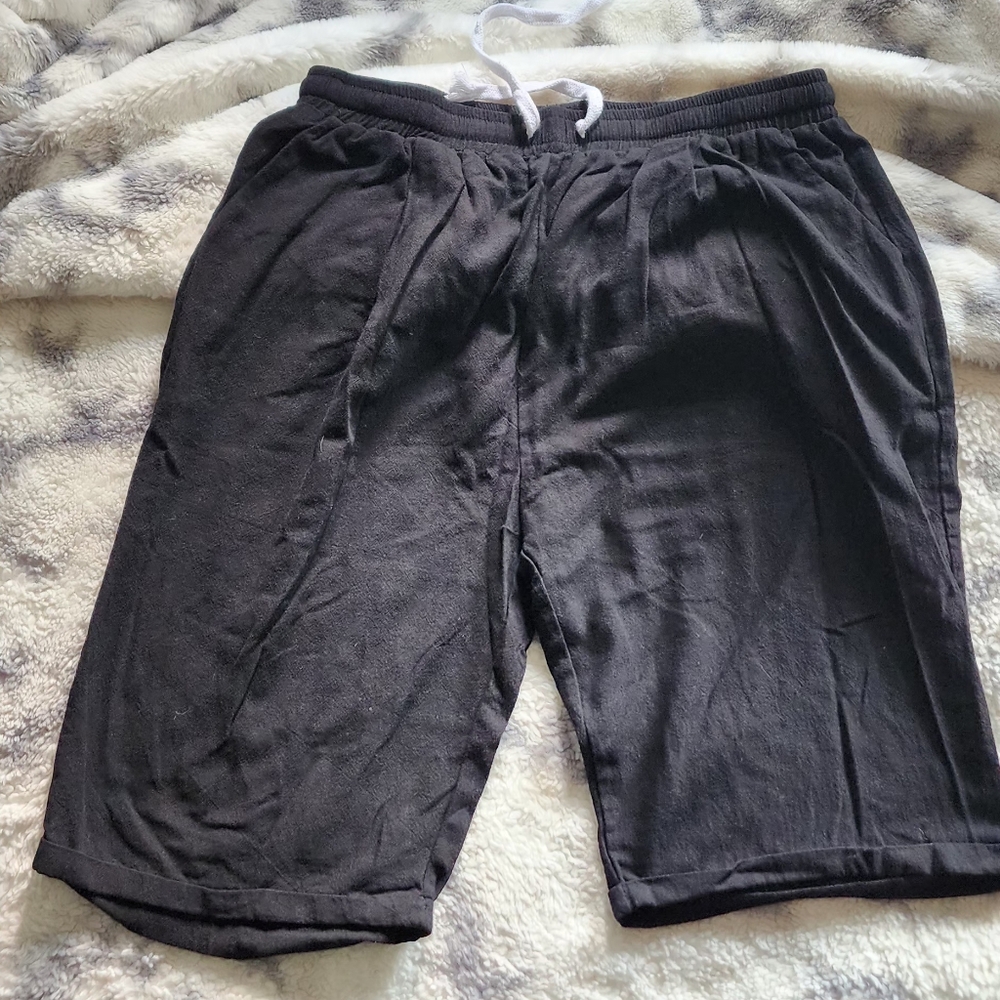 Black Casual Shorts